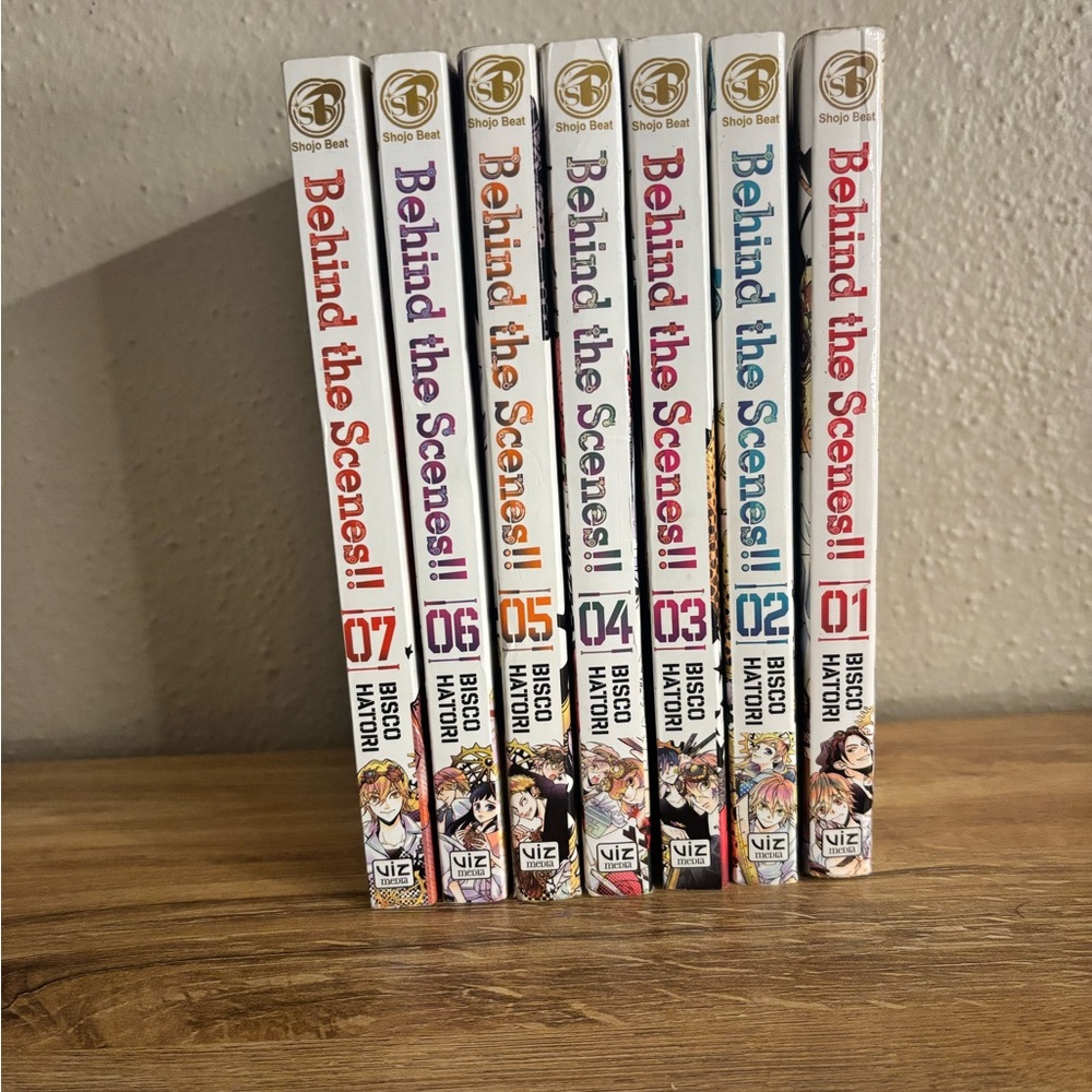 Behind the Scenes Manga Set Volumes 1-7